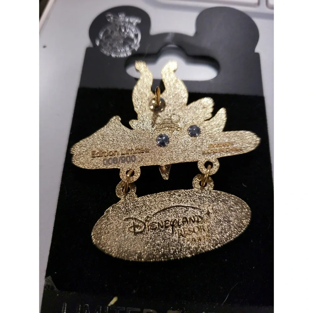 Disney Pin 57975 DLRP Paris Halloween Maleficent Diablo Sleeping Beauty Raven LE